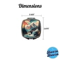 Abstract Mountains Waterfalls Landscape Travel Makeup Handbag Purse ...