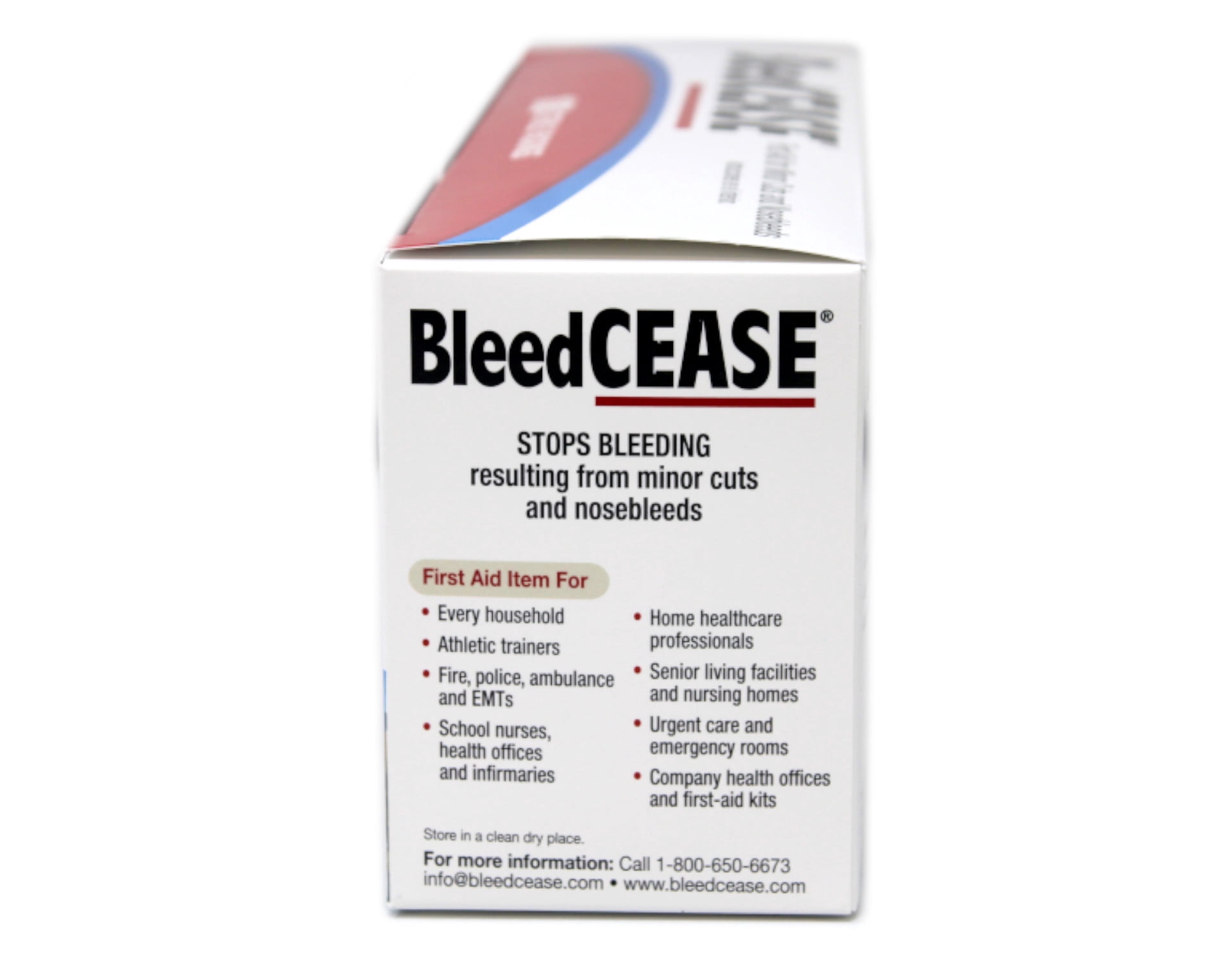 BleedCEASE First Aid for Cuts and Nosebleeds Sterile Packings-100 ea