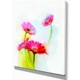 thumbnail image 2 of Nature Morte Mignonnes Fleurs de Gerbera Rouges - Grande Impression sur Toile Florale, 2 of 4