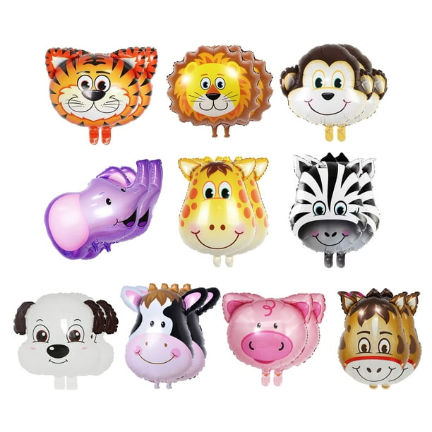 20 Pieces 22 Inch Jungle Safari Animals Balloons Zoo Animal Balloons Kit For Jungle Theme Party Supplies for Birthday or Baby Shower Decorations (20 Pcs) 20 Pieces 22 Inch Jungle Safari Animals Balloons Zoo Animal Balloons Kit For Jungle Theme Party Supplies for Birthday or Baby Shower Decorations (20 Pcs)