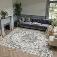 thumbnail image 3 of WIPONKEN 8x10 Area Rugs for Living Room Bedroom Dining Room Office Farmhouse, Machine Washable Non Slip Vintage Persia Rug Black, 3 of 9