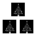 thumbnail image 3 of maskred 1/2/3/5 Christmas New Year Letters Wall Sticker Decal Removable Room Wall Decoration white 3PCS, 3 of 6
