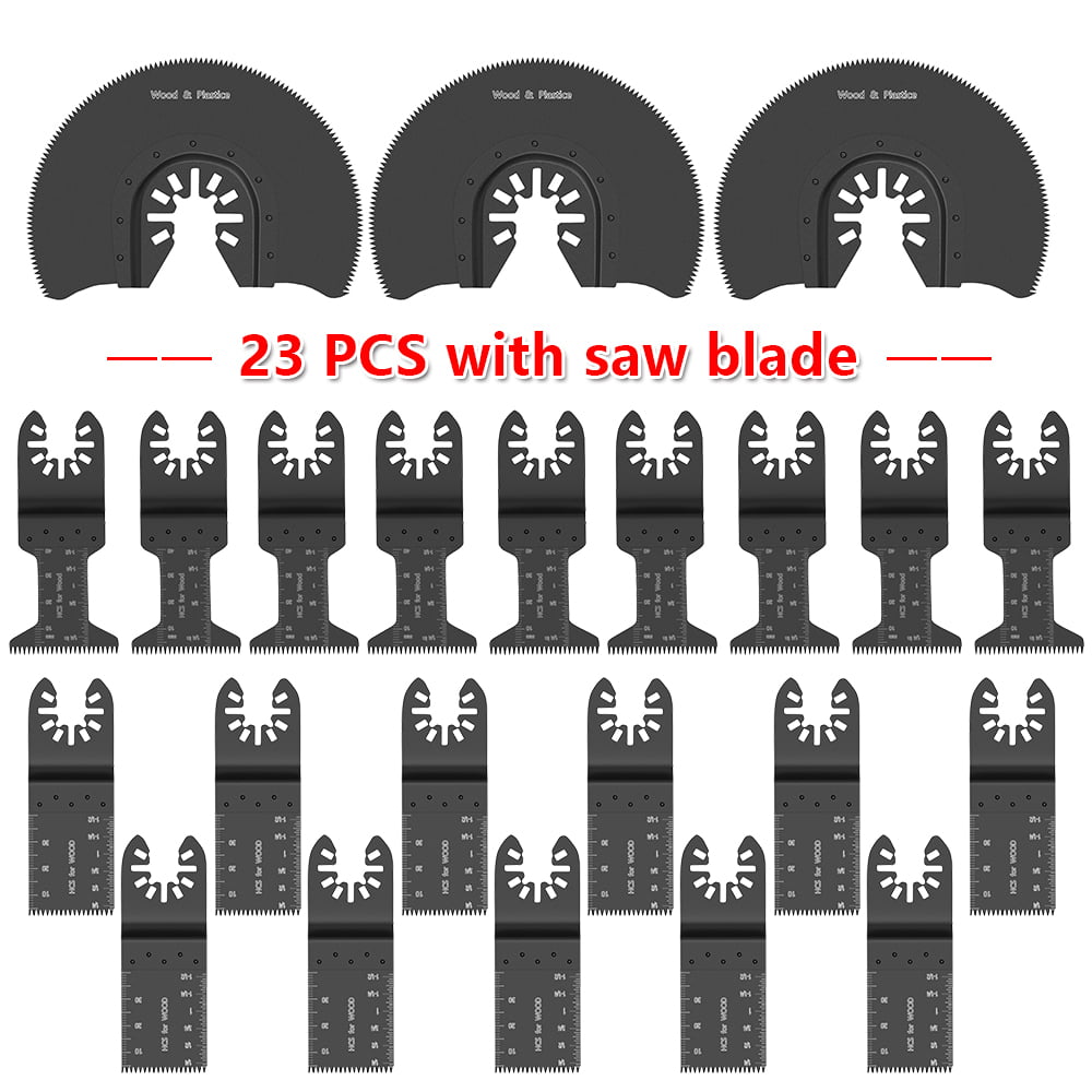 23PCS Dewalt Multi Tool Oscillating Saw Blades Release For Fein 