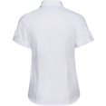 thumbnail image 2 of Russell Collection- Camisa de manga corta vuelta para mujer (Blanco), 2 of 5
