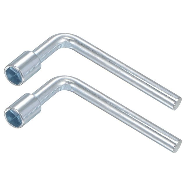 Unique Bargains 8mm Metric L Shaped Angled Open Hex 6 Point Socket Wrench, Single Ended 2 Pack