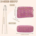 thumbnail image 4 of FORMRS Women Crossbody Purse with Chain Strap Vegan Leather Shoulder Handbag, Pink Doughnuts, 4 of 7