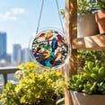 thumbnail image 4 of Racifhz Decorative Puzzle Suncatcher Window Hanging Art DIY Craft Kit Ornament Home for Living Room Patio Garden Window Sun Catchers Indoor Activity for Adults , A, 4 of 7