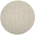 thumbnail image 3 of SAFAVIEH Florida Kalina Damask Shag Runner Rug, Cream, 2'3" x 5', 3 of 9