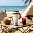 thumbnail image 6 of LEHOZIHEQ Tumbler with Handle, Insulated Tumblers with Lid and Straw, Leakproof Metal Sports Water Bottle Jug, Stainless Steel Travel Coffee Mug, Double Wall Vacuum Thermal Cup, 6 of 9