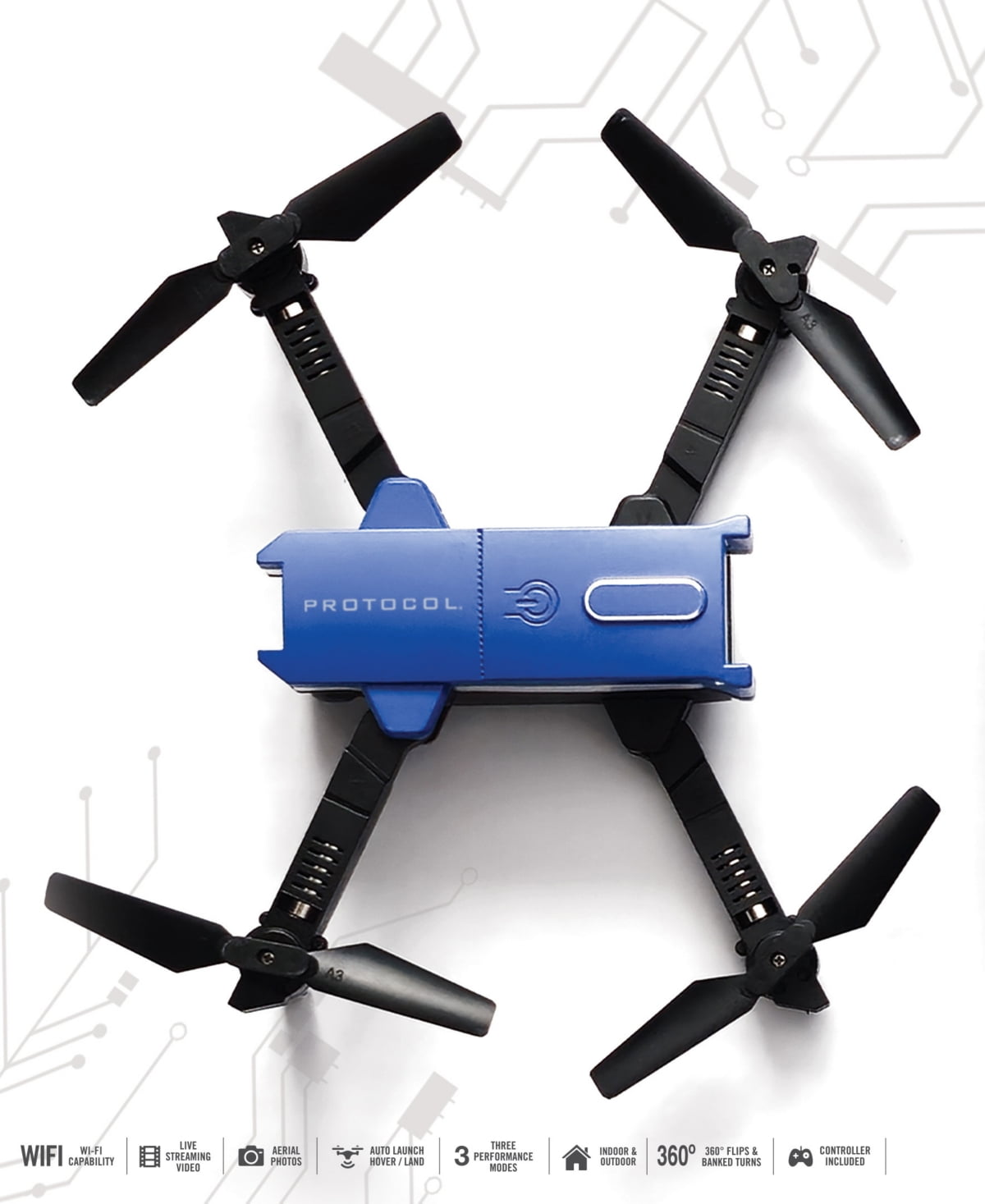 ドローン Drone with Camera Live Video , DORIC 2MP WiFi FPV Mini Quadcopter Drone - 2.4GHz - 6 Axis gyro 製品仕様 | LIVE CAM DRONE ASSEMBLY KIT | G-FORCE | 株式会社ジー