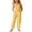 Yellow, variant on TBWNWG Girls Casual Wide Leg Romper Polka Print Front Pockets Kids Stylish Loose Fit Piece Jumpsuit for Children Daily Wear