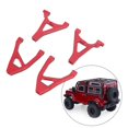thumbnail image 3 of RC Car Rear Upper Rear Lower Aluminum Swing Arm Set Rear Suspension Arm Set for Traxxas 1/16 Slash Red, 3 of 5