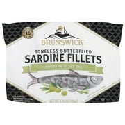 (6 pack) Brunswick Sardines in Olive Oil, 3.75 oz can