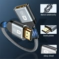 thumbnail image 3 of HDMI 2.1 8K Male to Female Cable HDMI Extension Braided Cord 8K@60Hz 4K@240Hz Extender Adapter, 3 of 10