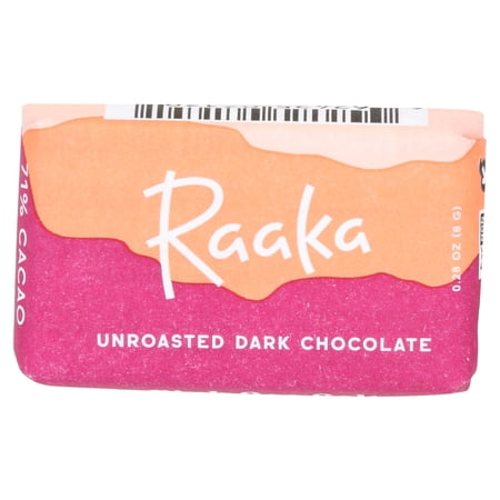 Raaka Chocolate Bar Mini Pink Sea Salt 71%, 0.28 Oz