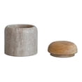 thumbnail image 4 of Creative Co-Op Modern Marble Wood Lid, Natural Canister, 4 of 6