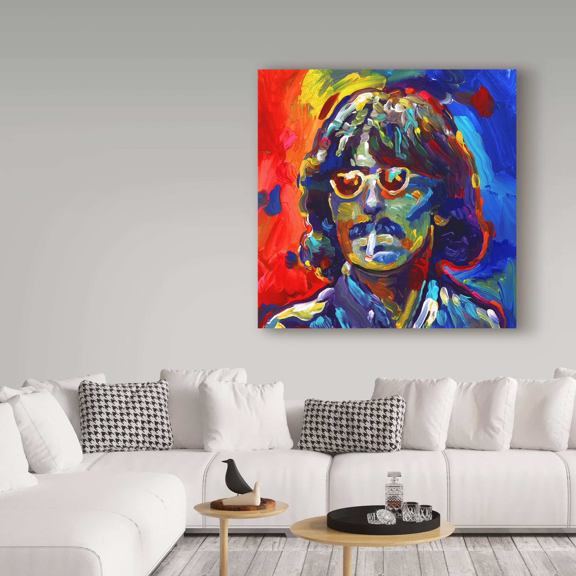 Trademark Fine Art 'George Harrison Glasses' Canvas Art by Howie Green