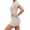 White, variant on Shrysg LPilates Yoga Uniset Shock Sports Yoga Kit - High-Stretch Ribbed Seamless Workout Set for Fitness and Casual Wear