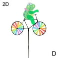 thumbnail image 1 of Animal Cycling Windmill Outdoor Decoration Insert Ground Windmill, 1 of 8