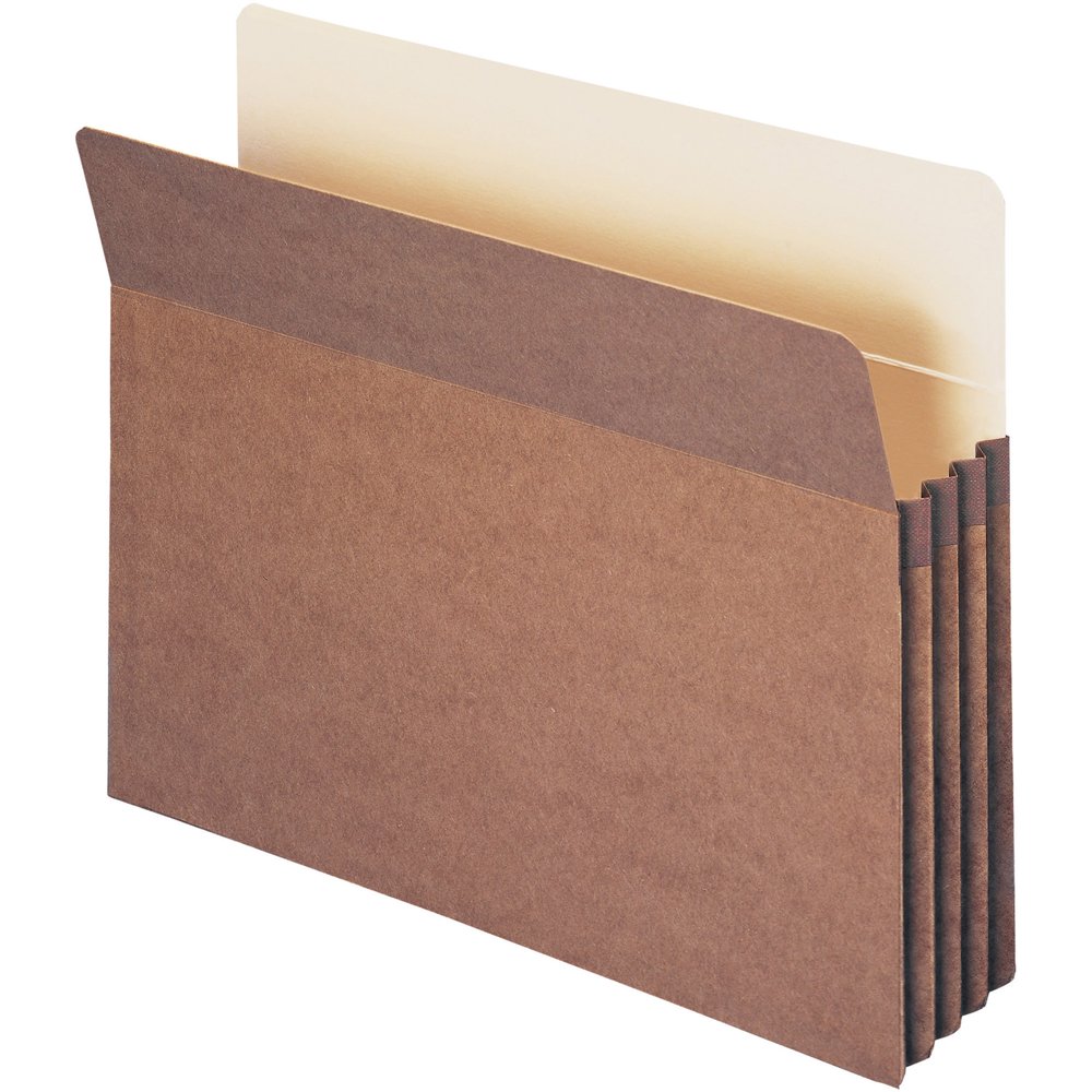 Smead Redrope File Pockets 3.5"Exp 25/BX Letter (73224)