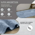 thumbnail image 5 of Home Weavers Classy Bathmat 100% Cotton Tufted Bath Rug, Extra Soft and Absorbent Bath Rugs, Non-Slip Bath Mats, Machine Washable bath rugs for Bathroom, 21"x34" Rectangle, Blue, 5 of 9