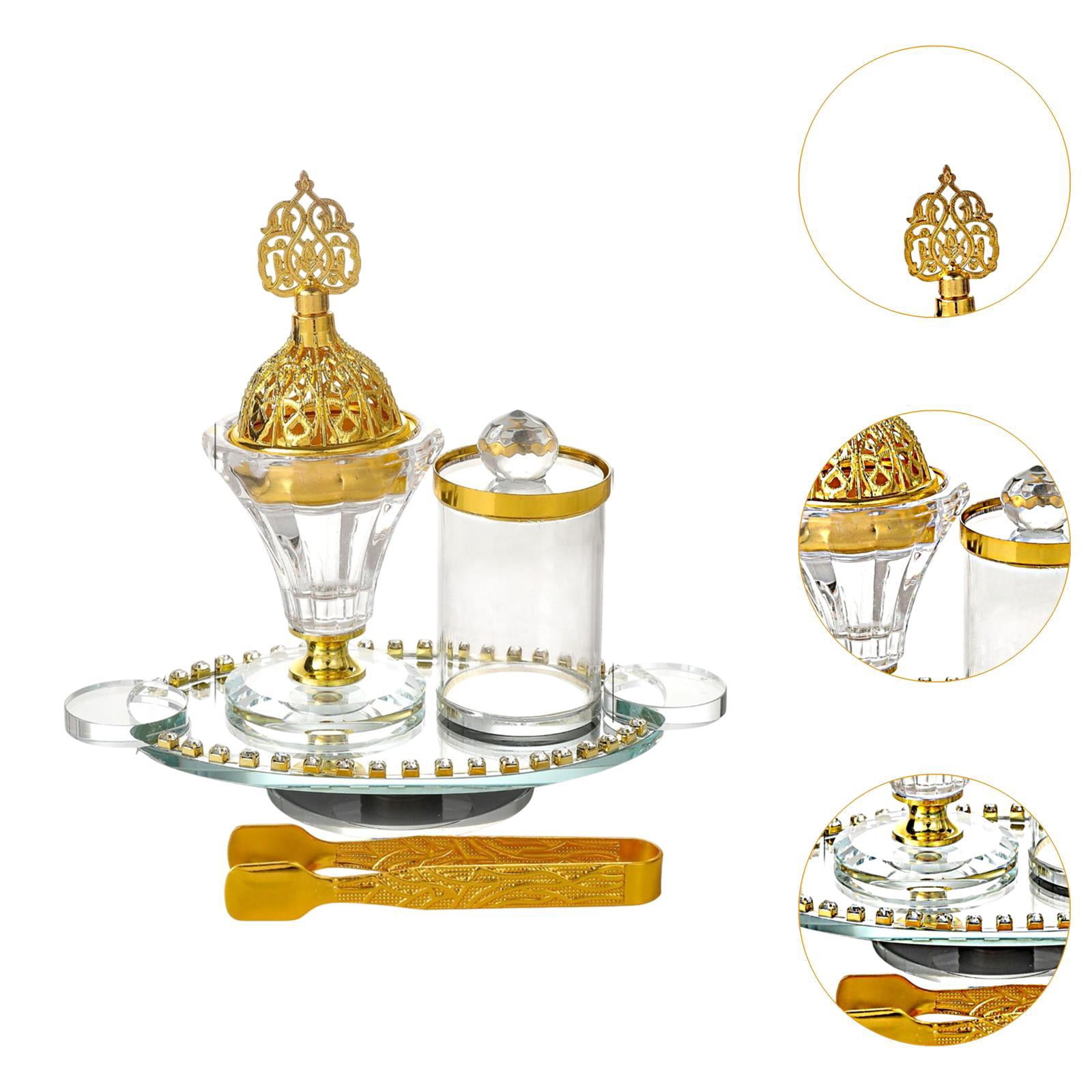 Esquirla Arabic Incense Burner Incense Holder New Year Gift Home Decor Home Fragrance Table Centerpiece Ornament Figurine for SPA