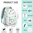 thumbnail image 6 of Boho Vintage Student Backpack - Tribal Print College Bag, 17" Laptop Pocket, Heavy Duty Fabric, Water-Resistant & Stylish for School & Travel, 6 of 6
