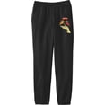 thumbnail image 3 of Hold Your Horses Humor Youth Black Jogger Pants-Large, 3 of 4