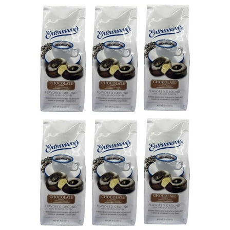 Entenmann's Chocolate Donut Flavored Ground Coffee – 6 x 10 oz Bags