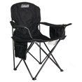 thumbnail image 1 of Coleman Cooler Quad Chair + Built-In Cooler and Cup Holder, Black | 2000020267, 1 of 8