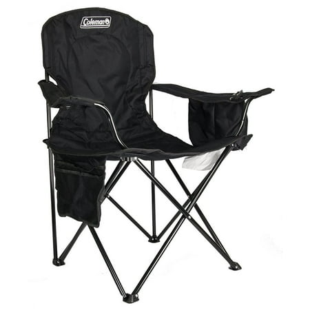 Coleman Cooler Quad Chair + Built-In Cooler and Cup Holder, Black | 2000020267 | Walmart Canada