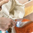 thumbnail image 5 of Cotton Bag 8 pieces Cotton Drawstring Bags 25 x 30cm Bread Bags Reusable Fruit and Vegetable Bags in Vegetable Canvas Shopping Nets DIY Vegetable Net, 5 of 5