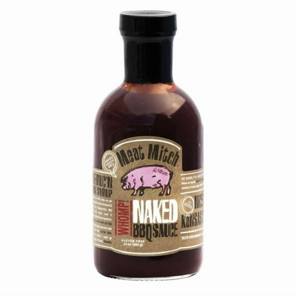 Meat Mitch Naked WHOMP! BBQ Sauce, 21.0 Ounce