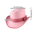 thumbnail image 2 of Vjnyvs Wool Top Hat Unisex Asymmetric Top Hat Victorian Magician Hat Gentlemen Hat Jazz Cap for Men Women Accessory, 2 of 7