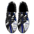 thumbnail image 2 of Storms Don it Last Forever Jesus Christian Thin Shoes Sneakers for Women Men Black Size 7, 2 of 7