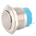 thumbnail image 4 of Metal Push Button Switch, Waterproof 2 Pins Push Button Switch Momentary Stainless Steel Shell 250V  For Circuit, 4 of 8