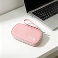 thumbnail image 4 of Digital Accessory Storage Bag, Portable Organizer Case, Small Electronic Gadget Storage with Partitioned Compartments, Durable Polyester Material, Shock Resistant, Compact Travel-Friendly Design, 4 of 6