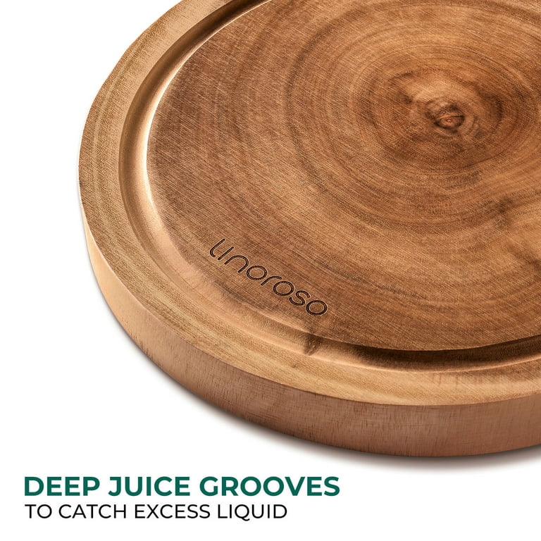 Round Board with Juice Groove