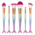 thumbnail image 2 of Mermaid-Style Makeup Brush Set 6-Piece, 2 of 6