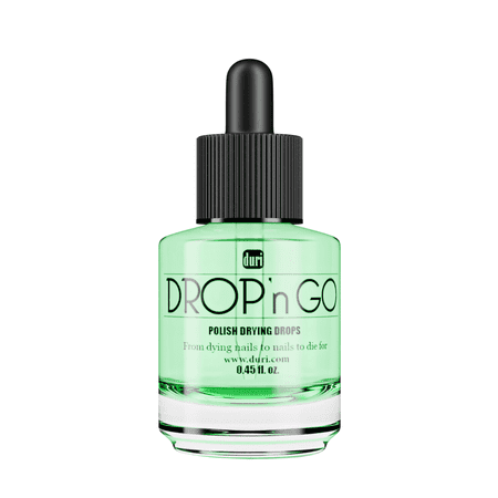 Duri Drop'n Go Nail Polish Drying Drops, Non-Oily Manicure Drying Solution in Minutes, 0.45 fl. oz.