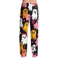 thumbnail image 4 of Trgacdwlo Halloween Pajama Pants Mens Funny Pumpkin Mens Pajama Bottoms Elastic Waist Drawstring Fall Winter Men's Sleep Pants, 4 of 7