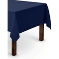 thumbnail image 2 of Gee Di Moda Rectangle Tablecloth - 60 x 126 Inch Navy Blue Table Cloth for 8 Foot Rectangle Table - Heavy Duty Washable Fabric - for 8 Ft Buffet Table, Holiday Party, Dinner, Wedding & Baby Shower, 2 of 4