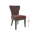 thumbnail image 4 of Maria Dining Side Chairs - Brown Fabric - Set of 2, 4 of 7
