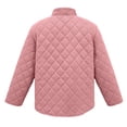 thumbnail image 5 of SEROYE Womens Jackets Corduroy Quilted Stand Collar Button Down Coat Embossed Pattern Casual Warm Outerwear Pockets (L, Pink), 5 of 5
