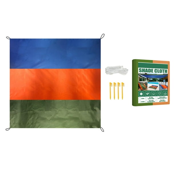 Toldo resistente al agua para patio, piscina, patio, verde, , Verde Naranja Azul Zulema vela de sombra