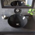 thumbnail image 2 of Polaris 850-Black L Black Granite Vessel Sink, 2 of 5