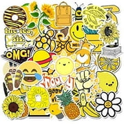 Stickers for Water Bottles, | Big 46-Pack | Cute,Waterproof,Aesthetic,Trendy Stickers for Teens,Girls,Perfect