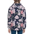 thumbnail image 6 of Naloa Rose Flowers Teenage Zipper Hoodie, Long Sleeve Zip Up Hoodies Casual Jackets Tops for 7-12 Years-Small, 6 of 6
