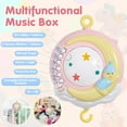 thumbnail image 5 of Mini Tudou Baby Musical Crib Mobile with Timing Function Projector and Lights,Hanging Rotating Rattles and Remote Control Music Box with 150 Melodies,Toy for Newborn 0-24 Months, 5 of 12