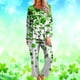 thumbnail image 1 of RKSTN St Patrick's Day Pajamas Set for Women Oversized Crewneck St Paddy's Day Lucky Shamrock Printed Loungewear Matching Sets Womens Casual Plus Size Loose Fits T Shirts and Pjs Pants 2 Piece Set, 1 of 6